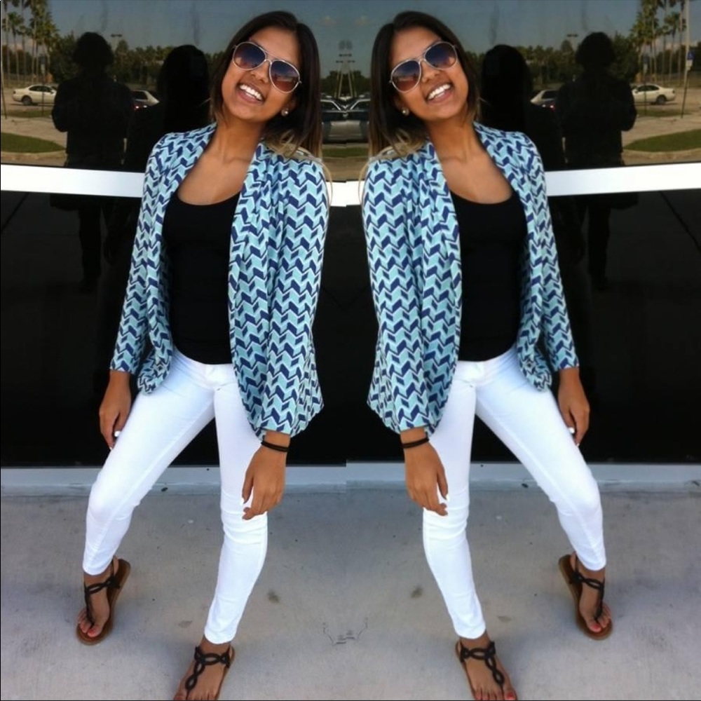 Blue retro blazer